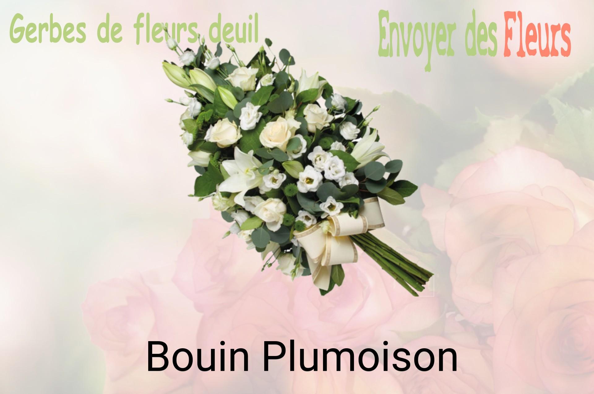 Gerbe de fleurs de deuil livrée à Bouin-Plumoison